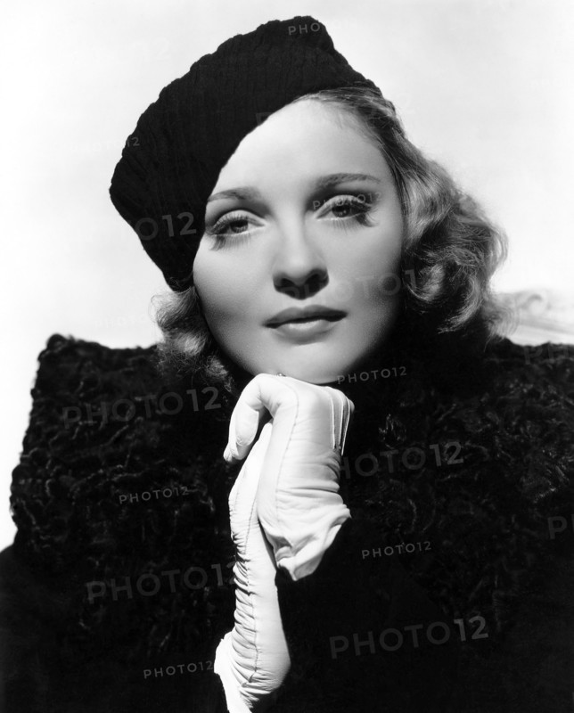 Anna Sten, Publicity Portrait, on-set of the Film, "We Live Again", 1934