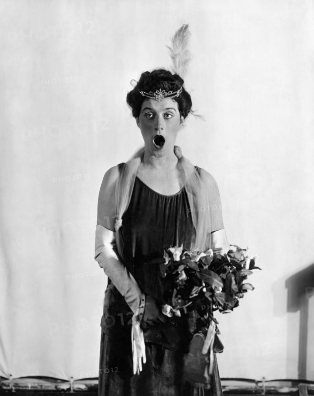Beatrice Lillie, Stage and Film Actress, Humorous Publicity Portrait, circa 1929