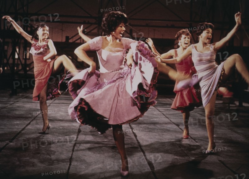 Dance Scene, on-set of the Film, "West Side Story", 1961