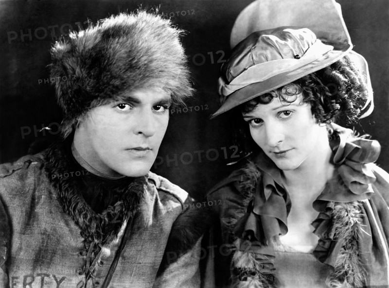 Neil Hamilton, Carol Dempster, Portrait on-set of the Silent Film, "America", 1924