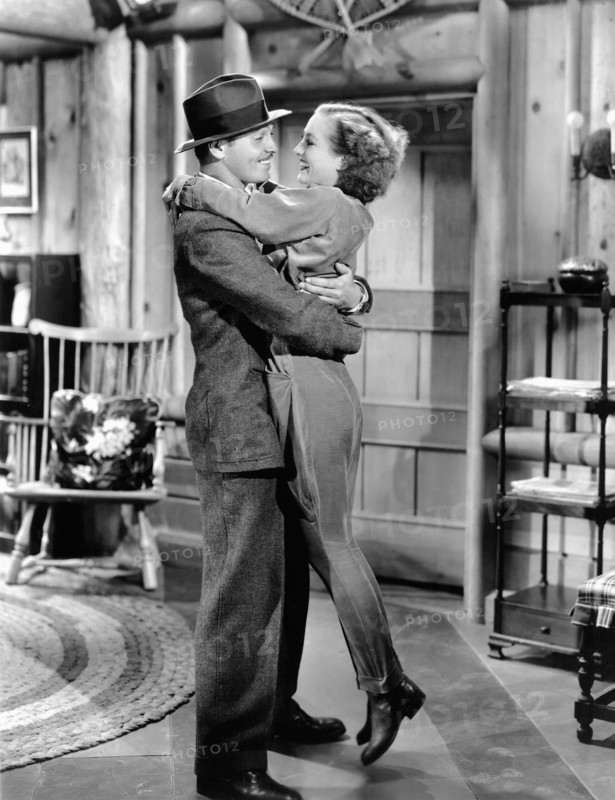 Clark Gable, Joan Crawford, on-set of the Film, "Forsaking all Others", 1934