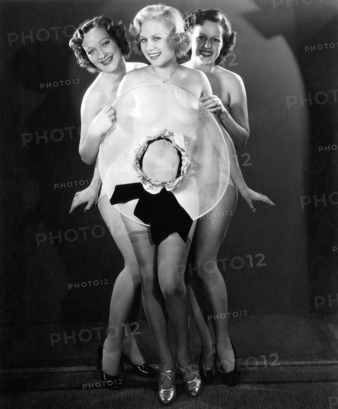 Chorus Girls, Publicity Portrait on-set of the Film, "Footlight Parade", 1933