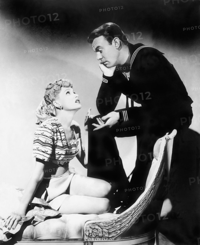 Martha Scott, Dennis O'Keefe, on-set of the Film, "Hi Diddle Diddle", 1943