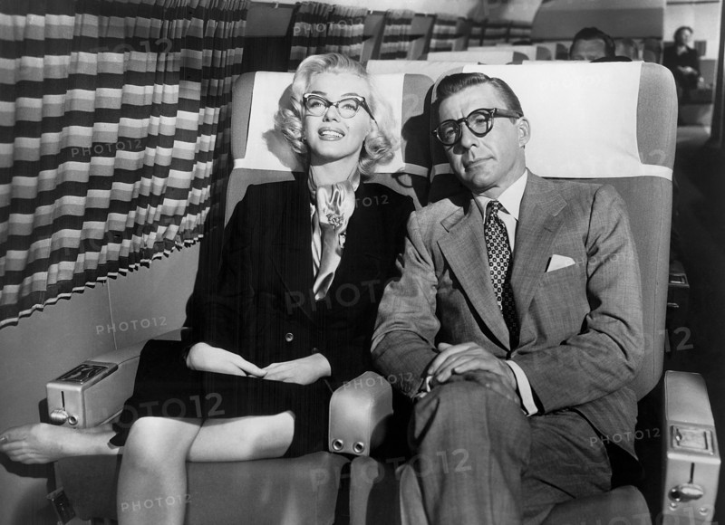 Marilyn Monroe, David Wayne, on-set of the Film, "How to Marry a Millionaire", 20th Century Fox, 1953