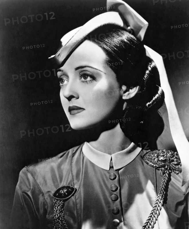 Bette Davis, Portrait, on-set of the Film, "Juarez", 1939