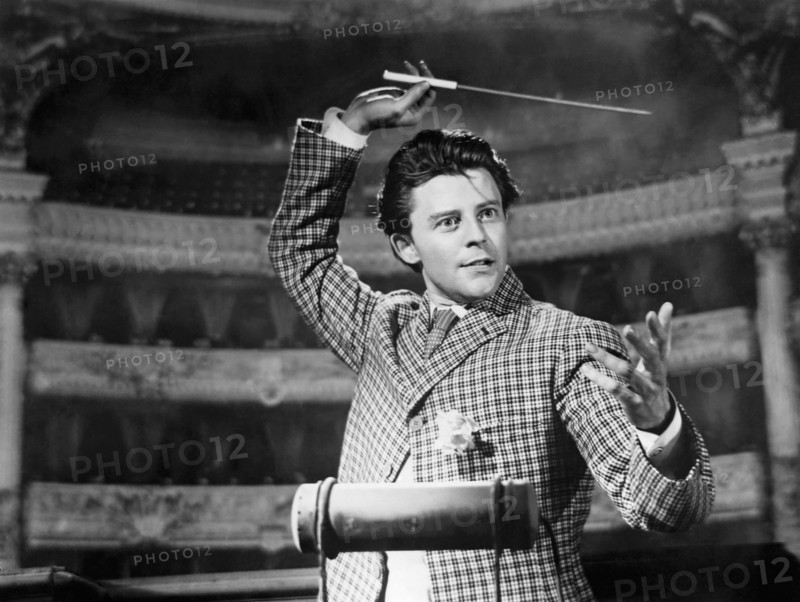 Gerard Philipe, on-set of the Film, "Les Belles de Nuit" (aka Beauties of the Night), 1952