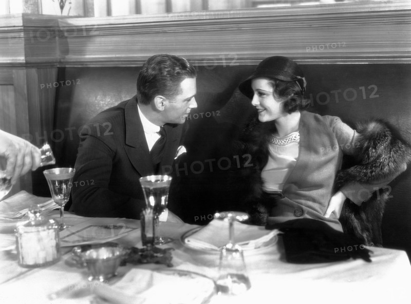 Douglas Fairbanks Jr., Frances Dee, on-set of the Film, "Love is a Racket", 1932