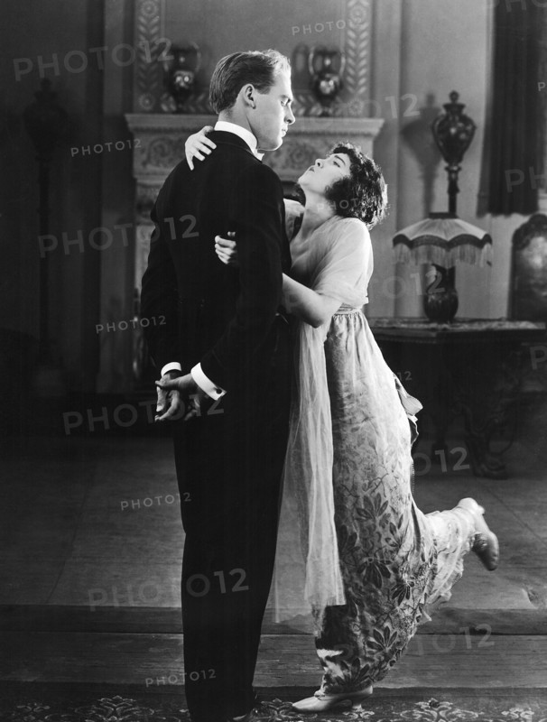 Ralph Graves, Dorothy Gish, on-set of the Silent Film, "Mary Ellen Comes to Town", 1919