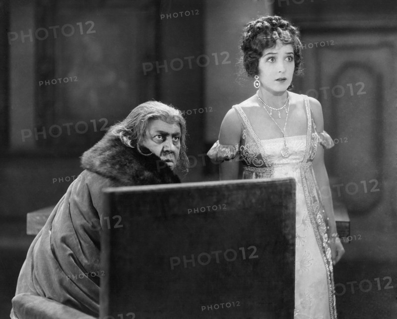 Emil Jannings, Florence Vidor, on-set of the Silent Film, "The Patriot", 1928