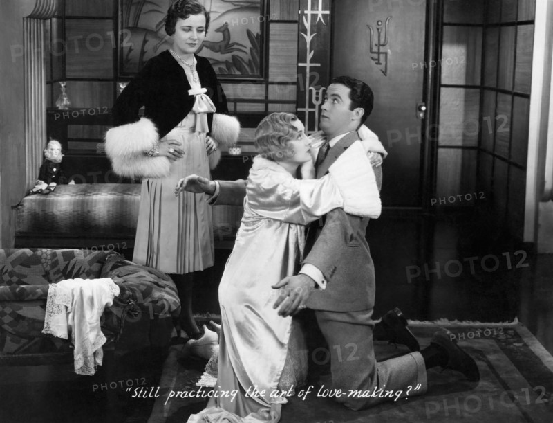 Kathryn Crawford, Carole Lombard, Charles 'Buddy' Rogers, on-set of the Film, "Safety in Numbers", 1930