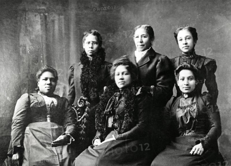 Six African-American Women, Portrat, circa 1900, from the Film, "The Emerging Woman" Produced by the Women's Film Project, Inc