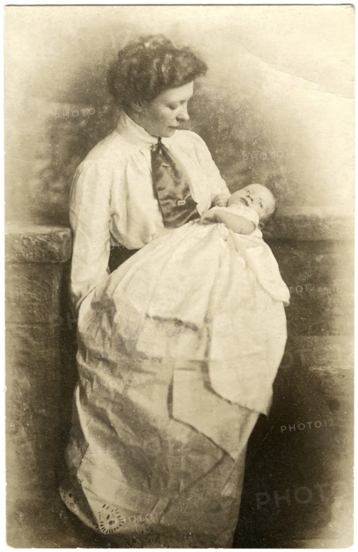 Mother Holding Infant, circa 1910