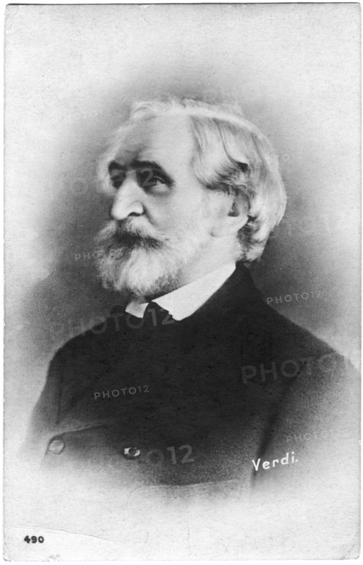 Giuseppi Verdi (1813-1901), Italian Opera Composer, Portrait, Postcard