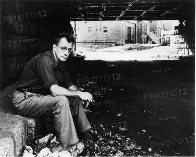 Nelson Algren (1909-81), American Writer, Portrait under Bridge, circa 1949