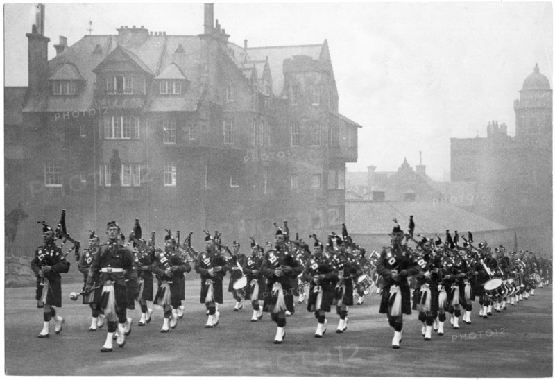 Gordon Highlanders, Castle Guard, Edinburgh, Scotland, United Kingdom, circa 1964