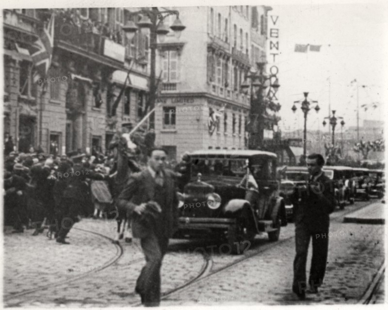 Assassination of King Alexander of Yugoslavia,  Marseille, France, 1934
