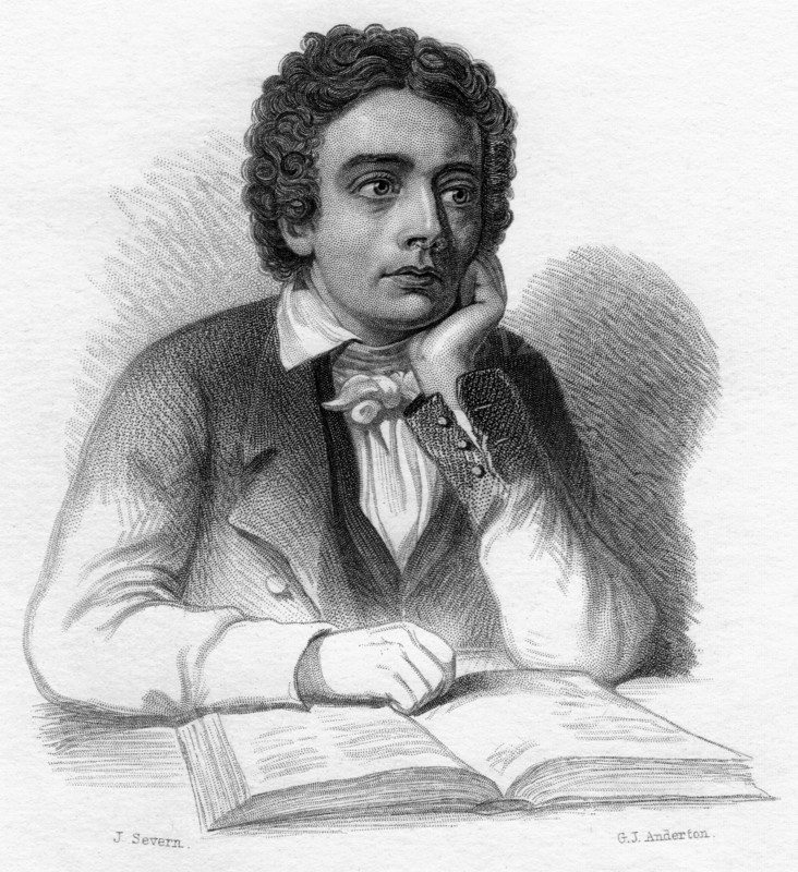 John Keats (1795-1821), English Poet, Portrait, Illustration