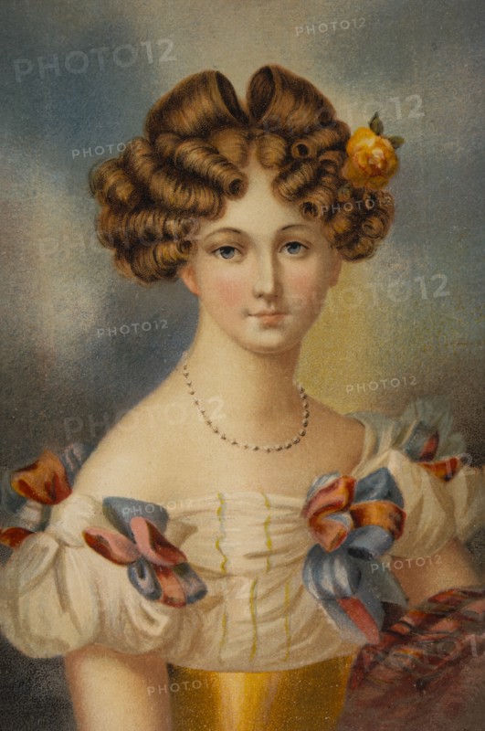 Auguste von Harrach, Countess of Hohenzollern, Princess of Liegnitz (1800-1873). Married to King Frederick William III of Prussia, Portrait
