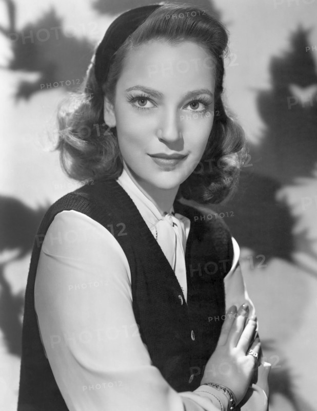 June Duprez, Promotional Portrait, on-set of the Film, "And Then There Were None", 20th Century Fox Film Corp., 1945