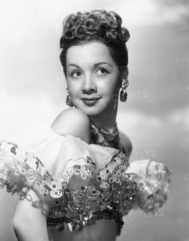 Olga San Juan, on-set of the Film, "Blue Skies", 1946
