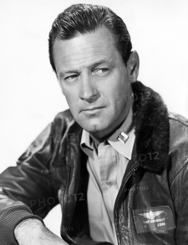 William Holden, Promotional Portrait, on-set of the Film, "The Bridges at Toko-Ri", 1954