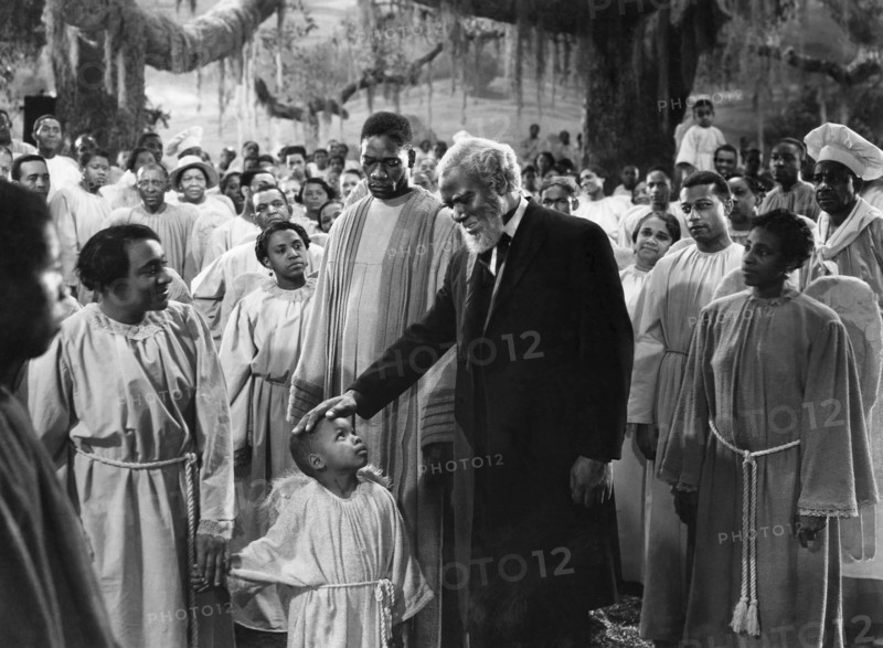 Rex Ingram (center), on-set of the Film, "The Green Pastures", 1936