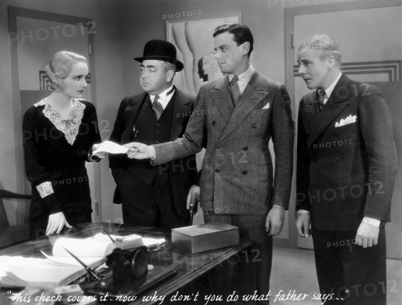 Carole Lombard, Eugene Pallette, Norman Foster, Richard 'Skeets' Gallagher, on-set of the Film, "It Pays to Advertise", 1931