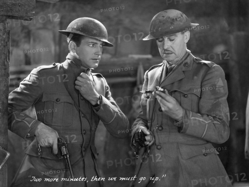 David Manners, Ian Maclaren, on-set of the Film, "Journey's End", 1930
