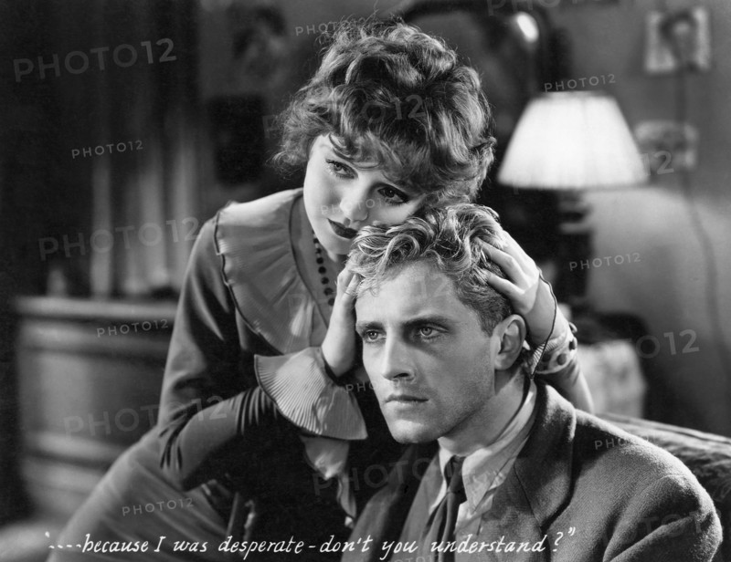 Phillips Holmes, Nancy Carroll, on-set of the Film, "Stolen Heaven", 1931