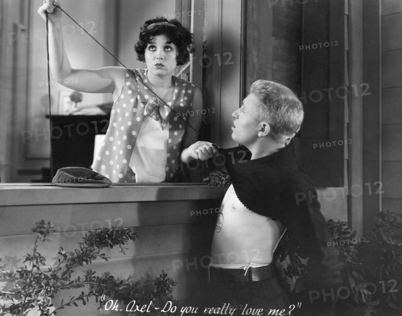 Helen Kane, Stuart Erwin, on-set of the Film "Sweetie", 1929