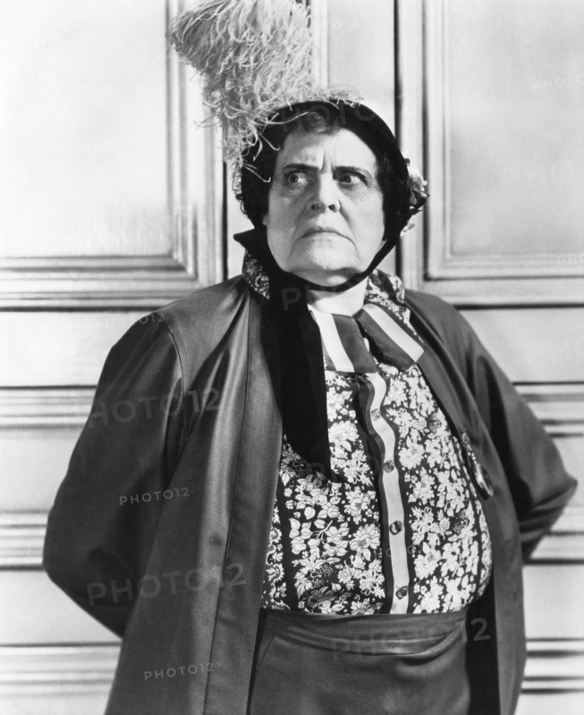 Marie Dressler, on-set of the Film "Tugboat Annie", 1933