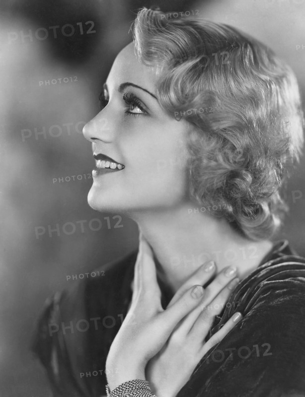 Carole Lombard, Smiling Profile, circa 1930