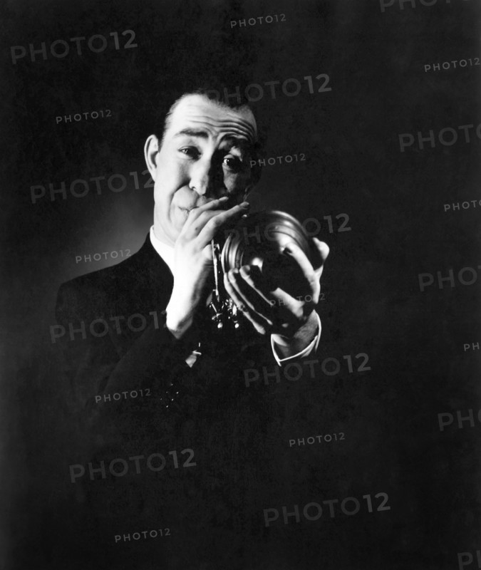 Muggsy Spanier, Portrait Playing Cornet, circa 1939