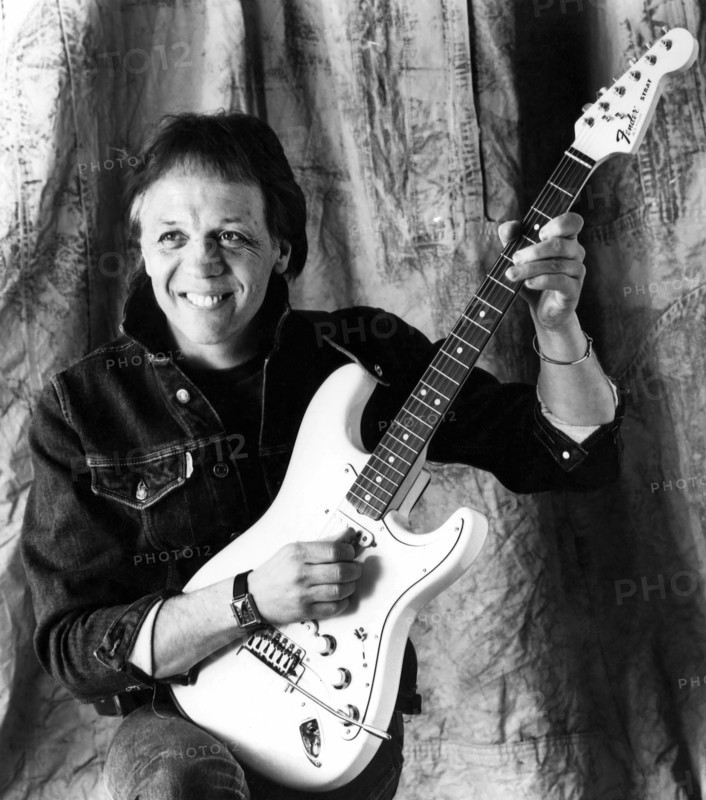 Robin Trower, Portrait with Guitar, circa 1980's