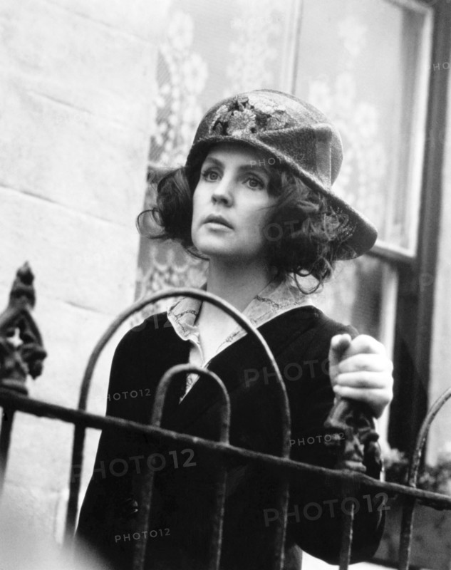 Pauline Collins, on-set of the TV Mini-series, Country Matters, Granada Television, 1974