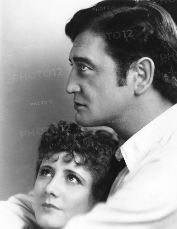 Irene Dunne, Richard Dix, on-set of the Film "Cimarron", 1931