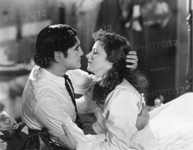 Irene Dunne, Richard Dix, on-set of the Film "Cimarron", 1931