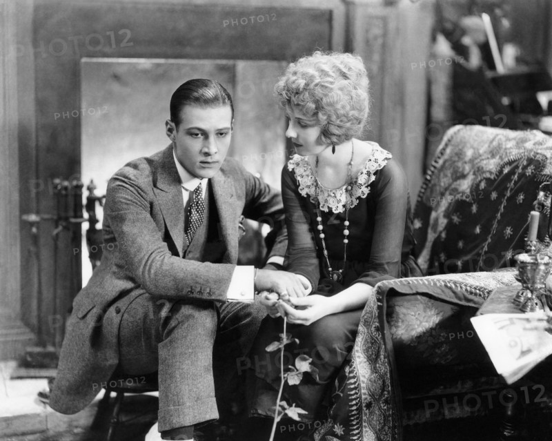 Rudolph Valentino, Alice Terry, on-set of the Silent Film "The Four Horsemen of the Apocalypse", 1921