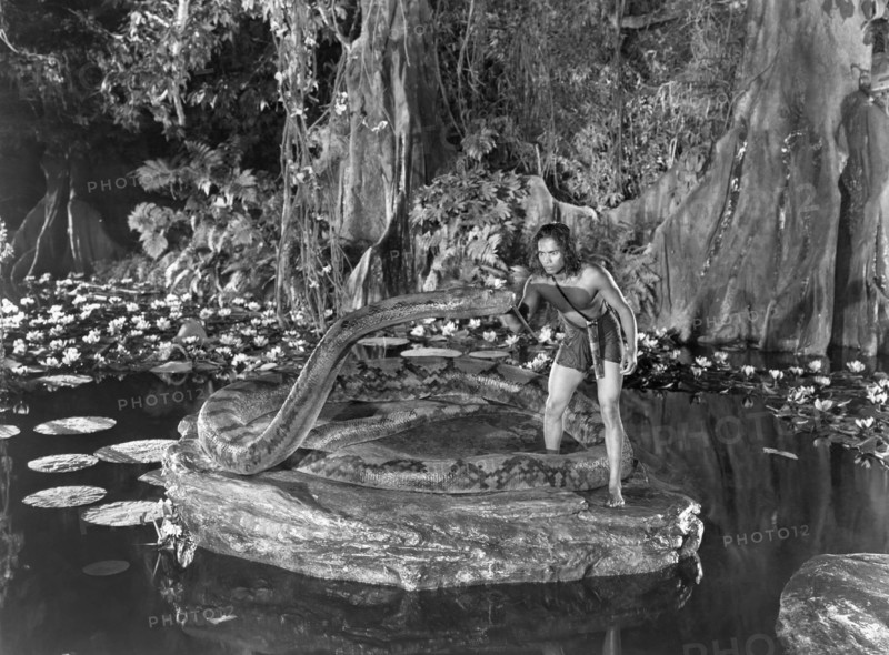 Sabu Dastagir, on-set of the Film "The Jungle Book", 1942