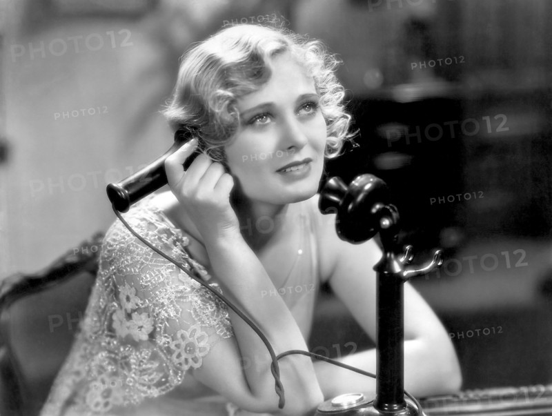 Dolores Costello, on-set of the Film "Second Choice", 1930