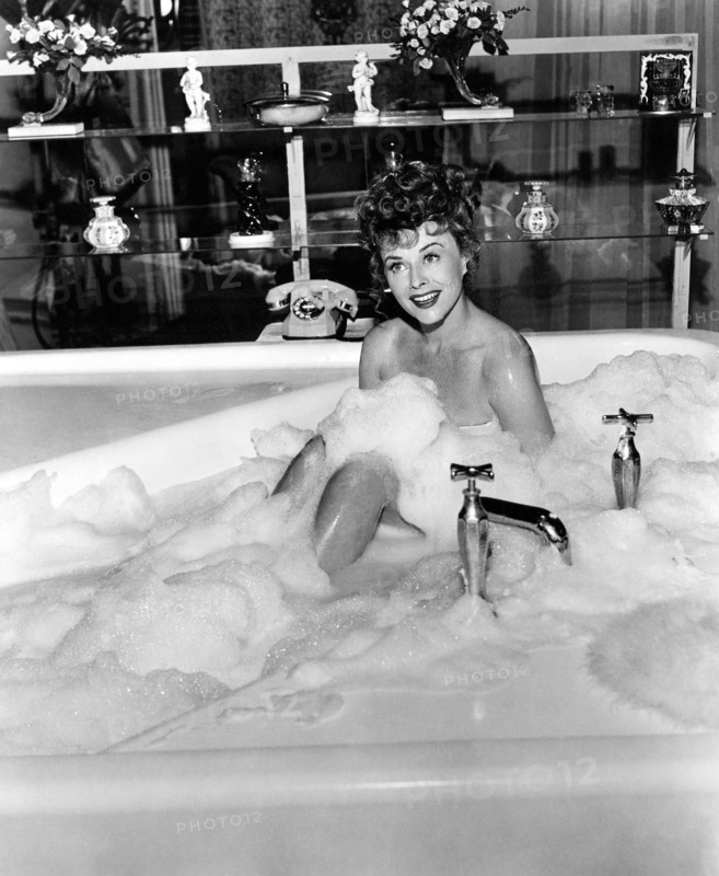 Paulette Goddard, on-set of the Film "Variety Girl", 1947