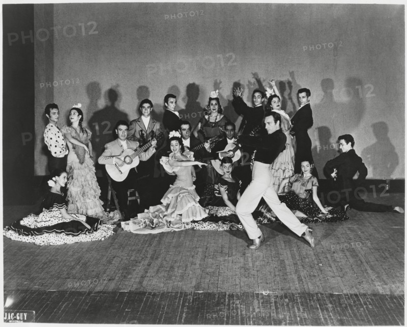 José Greco and his Spanish Ballet Company Performing at Wilshire Ebell Theatre, Los Angeles, California, USA, 1954