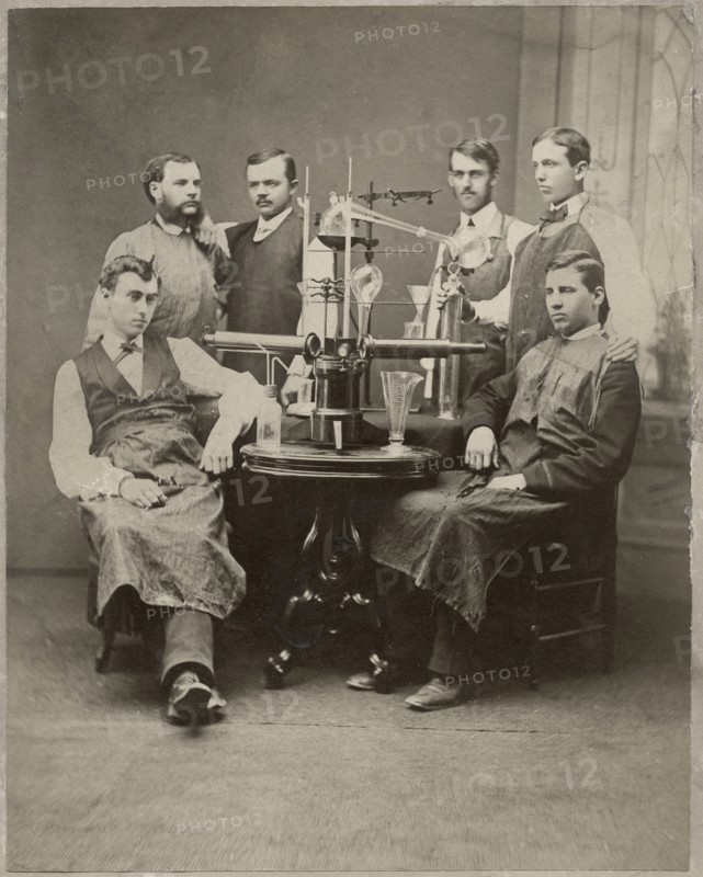 University Chemistry Students, USA, circa 1880