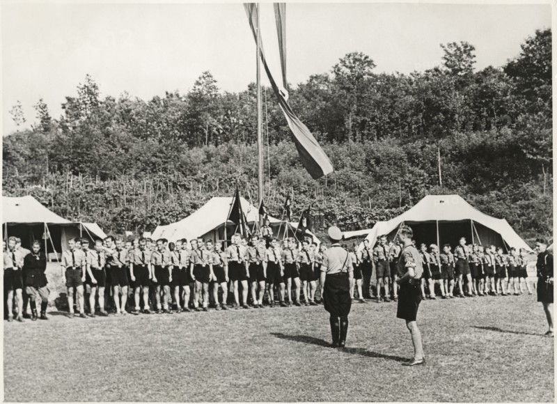 Children at Hitler Youth Camp, Germany, 1939