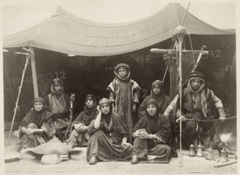 Bedouins, Albumen Print, 1901