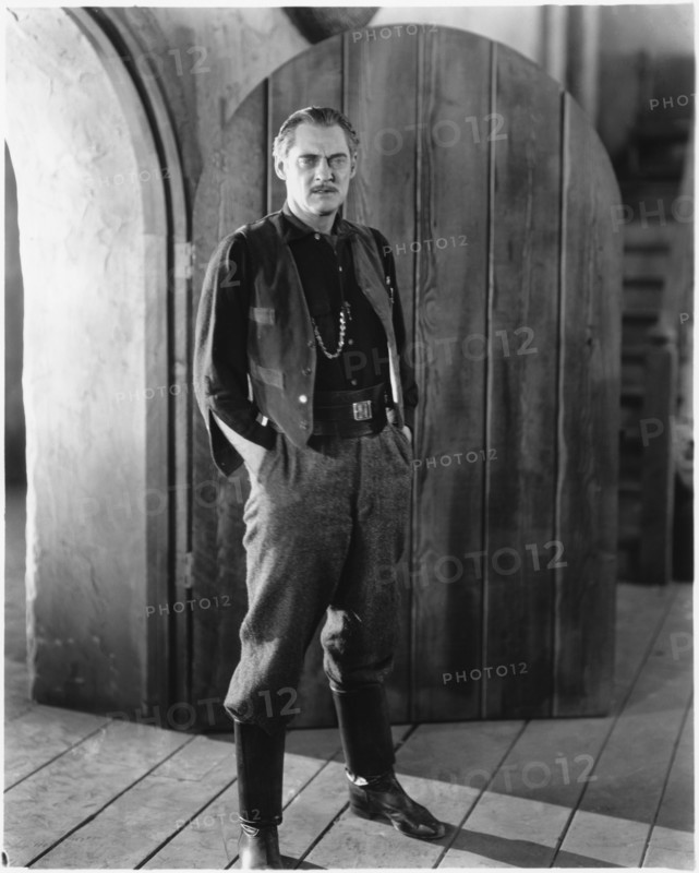 Lionel Barrymore, on-set of the Film "The Temptress", directed by Fred Niblo, circa 1925