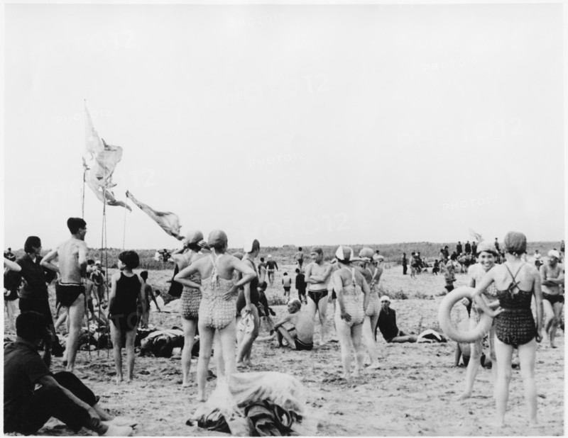 Beach Scene, China, Documentary Film “Report From China", 1973