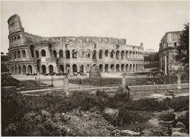 Colosseum, Rome, Italy, circa 1900