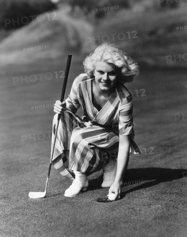 Actress Jean Harlow, Publicity Portrait, 1933