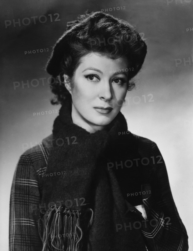Greer Garson, on-set of the Film "The Valley of Decision", 1945